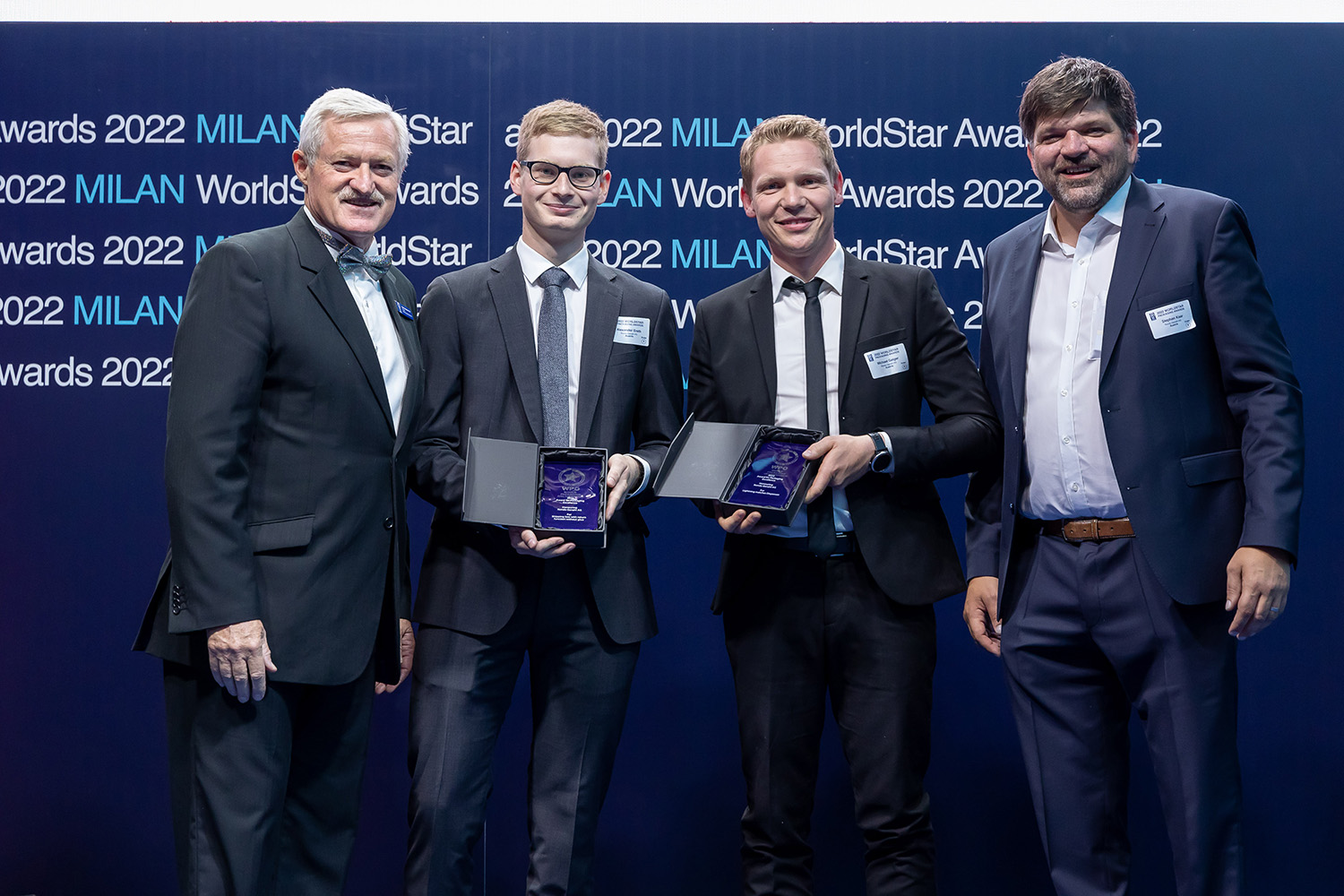 Rondo Ganahl bei der World Star Verleihung in Mailand